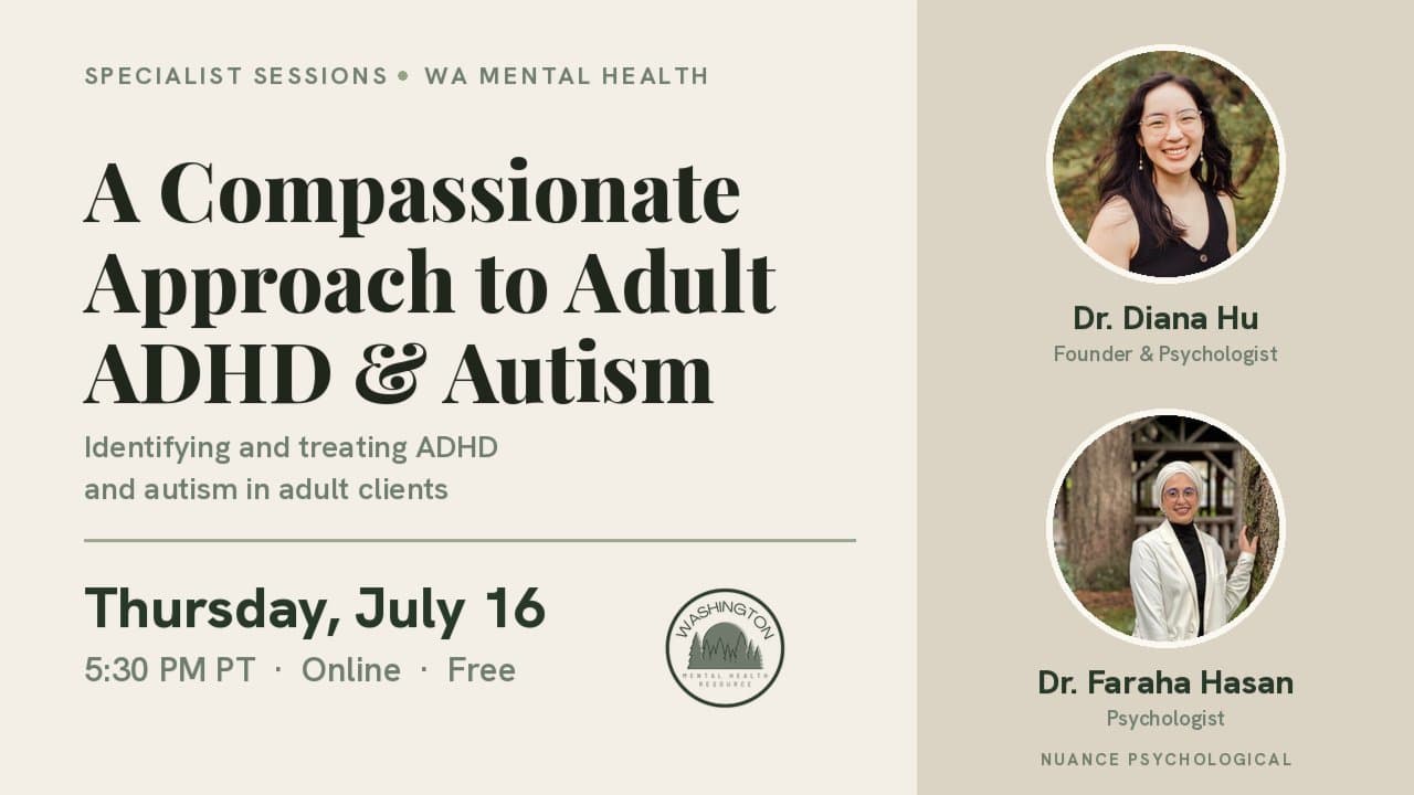A Compassionate Approach to Adult ADHD and Autism