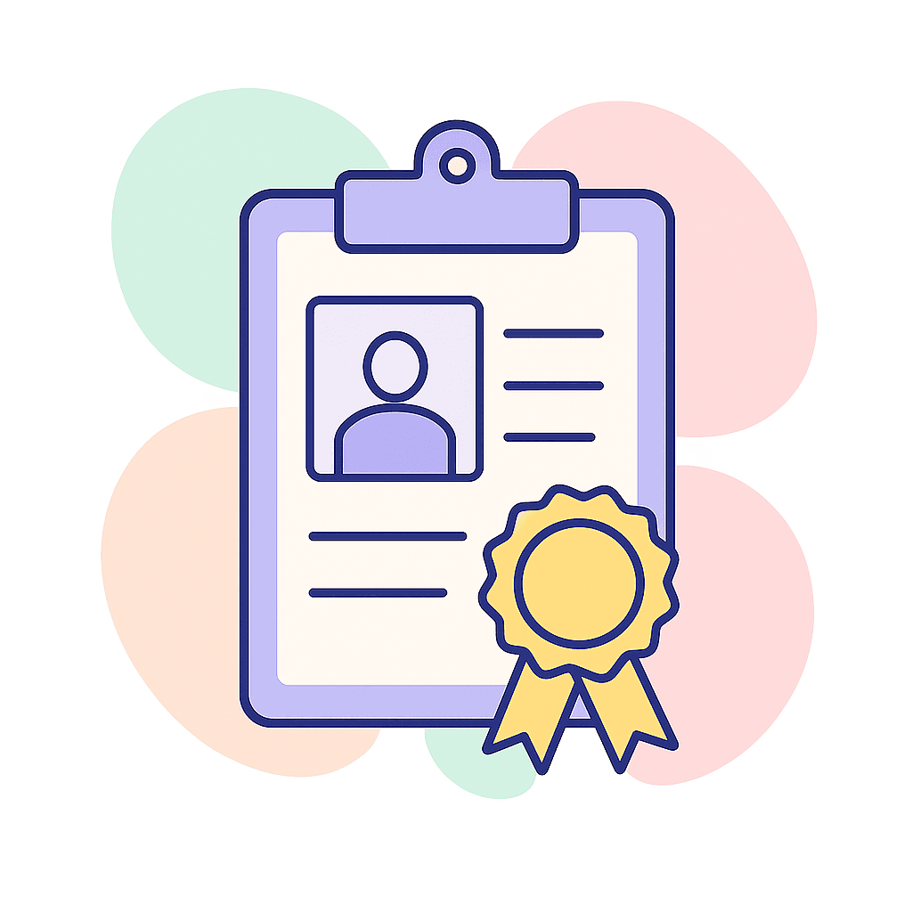 Credentialing and licensing dashboard interface