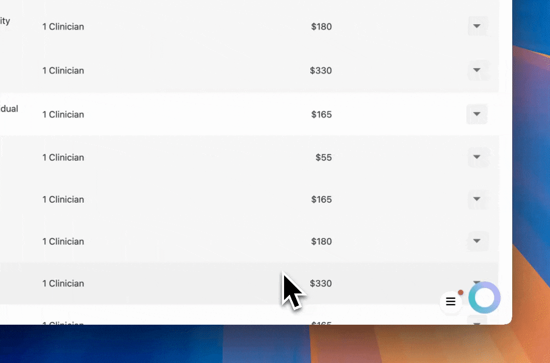 Juno conversational clarification interface